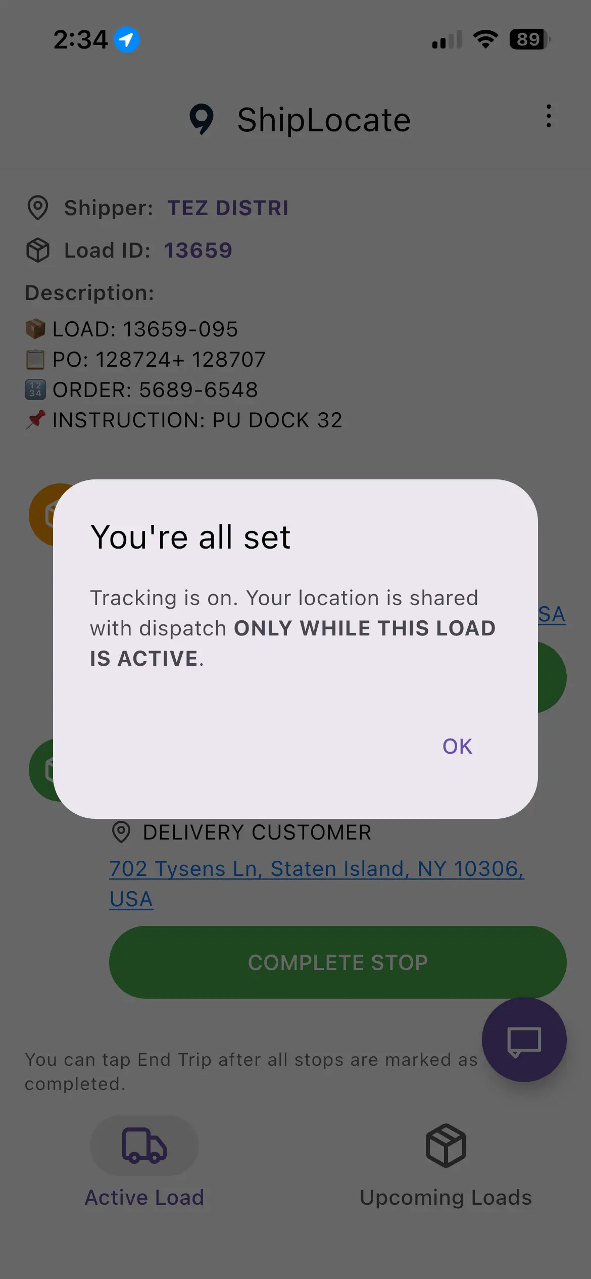 iOS you're all set screen